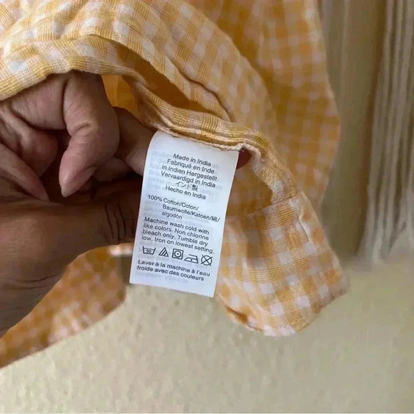 Madewell gingham top size medium - Picture 4 of 4